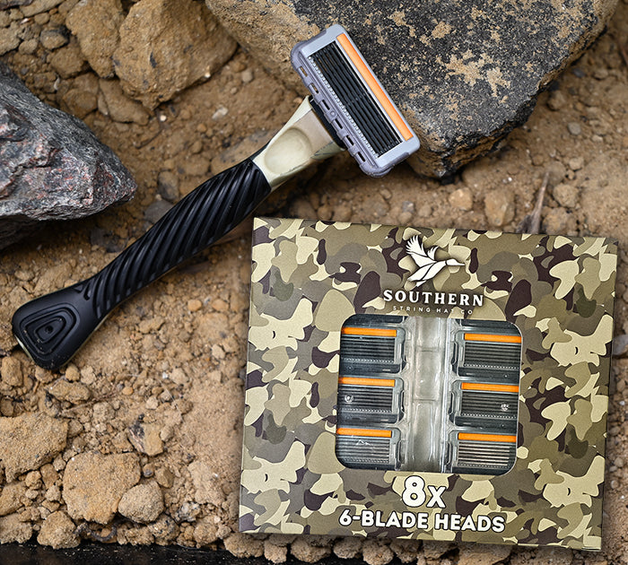 The Bundle: 1 Rambo Razor + 8-pack refills